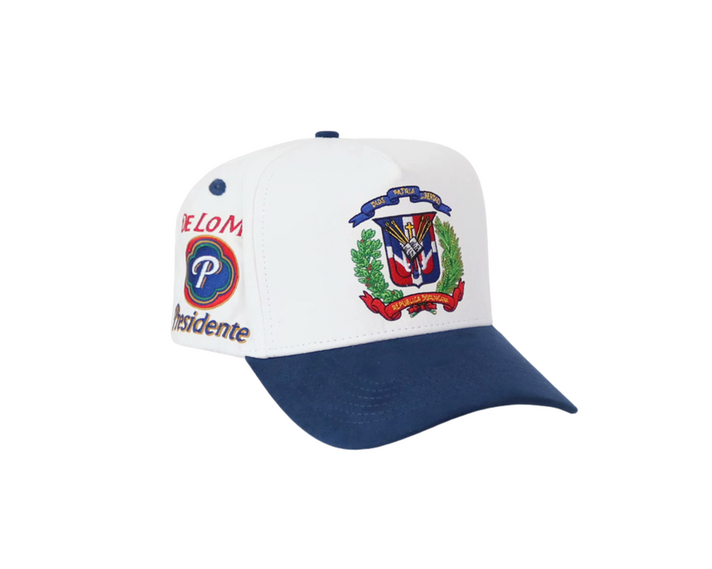 DR SnapBack Hat - "DE LO MIO" (Navy/White)