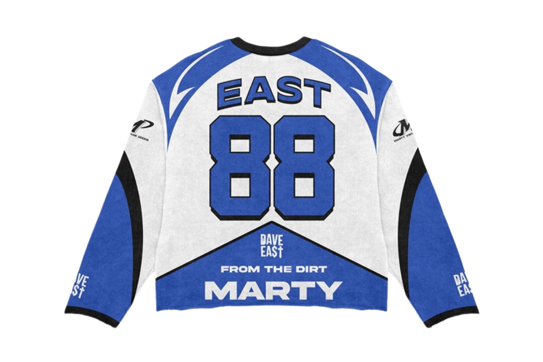 Dave East x Marty - MotoCross Jersey (Blue) – Marty Vintage Goods